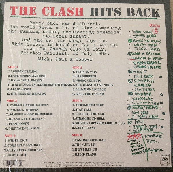 The Clash : Hits Back (3xLP, Comp, RE, RM)