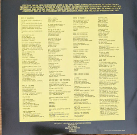 Ozzy Osbourne : Bark At The Moon (LP, Album, RE)