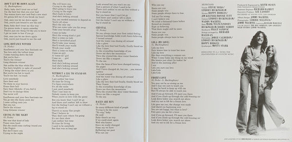 Buckingham Nicks : Buckingham Nicks (LP, Album, RE, RM, Blu)