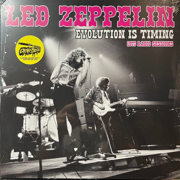 Led Zeppelin : Evolution Is Timing: 1975 Radio Sessions (2xLP, Unofficial, whi)
