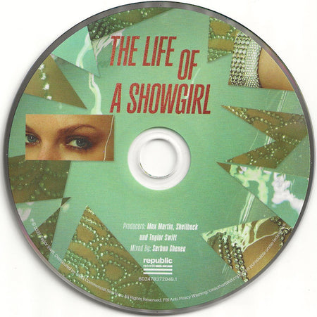 Taylor Swift : The Life Of A Showgirl (CD, Album, Swe)