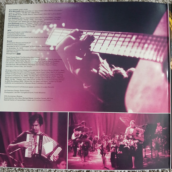 Nirvana : MTV Unplugged In New York (2xLP, Album, RE, RP, 25t)