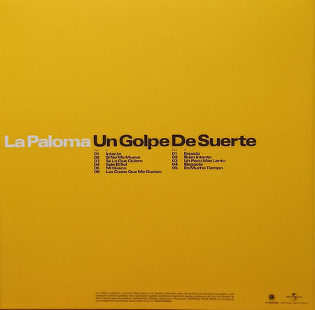 La Paloma (2) : Un Golpe de Suerte (LP, Album, Sig)