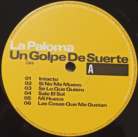 La Paloma (2) : Un Golpe de Suerte (LP, Album, Sig)