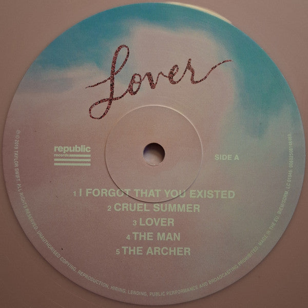 Taylor Swift : Lover (LP, Pin + LP, Blu + Album, RE)