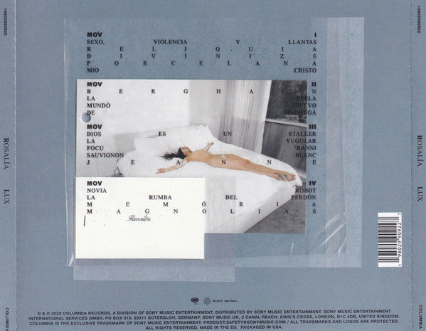 Rosalía (3) : Lux (CD, Album)