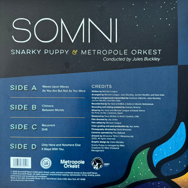 Snarky Puppy, Metropole Orchestra : Somni (LP, Album)