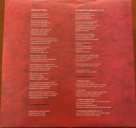 Mägo De Oz : Diabulus In Música (12", S/Sided, EP, Ltd, RE, RP, Gre)