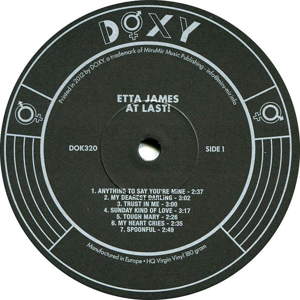 Etta James : At Last! (LP, Album, RE, 180 + CD, Album)