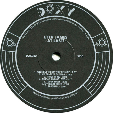 Etta James : At Last! (LP, Album, RE, 180 + CD, Album)