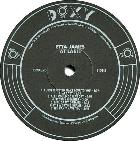 Etta James : At Last! (LP, Album, RE, 180 + CD, Album)