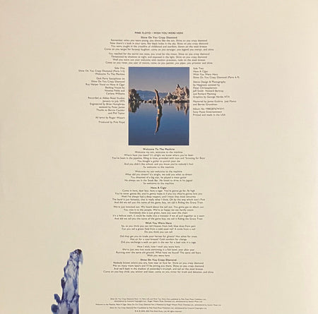 Pink Floyd : Wish You Were Here (LP, Album, RE, RM, Cle + 3xLP, Cle + 7", Single, R)