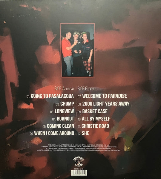 Green Day : The Rock N' Roots Of Green Day (LP, Unofficial, Red)