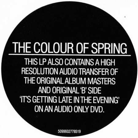 Talk Talk : The Colour Of Spring (LP, Album, RE, 180 + DVD-V, Album, RE, NTSC)