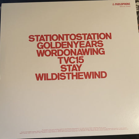 David Bowie : Station To Station (LP, Album, RE, RM, Hal)