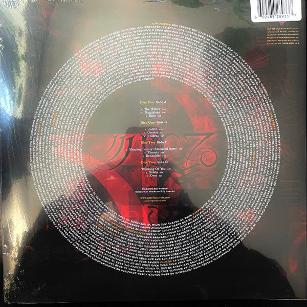 A Perfect Circle : Mer De Noms (2xLP, Album, Ltd, RE, Ora)