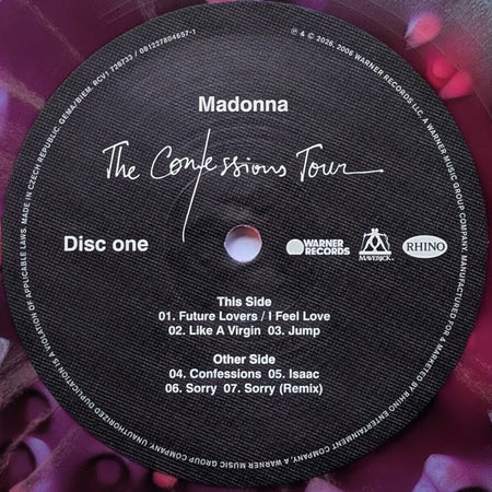 Madonna : The Confessions Tour (2xLP, Album, RSD, RE, Sta)