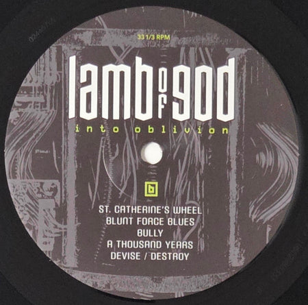Lamb Of God : Into Oblivion (LP, Album)
