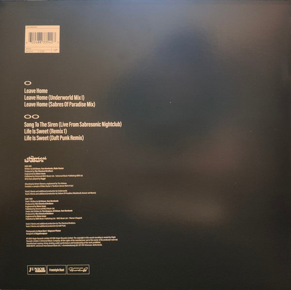 The Chemical Brothers : Leave Home (12", RSD, Single, Ltd, RE, Blu)