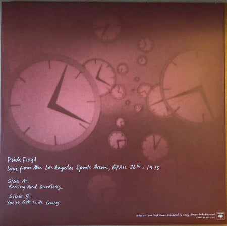 Pink Floyd : Live From The Los Angeles Sports Arena, April 26th , 1975 (4xLP, Album, RE, RM, Cle + Box, RSD, Ltd)