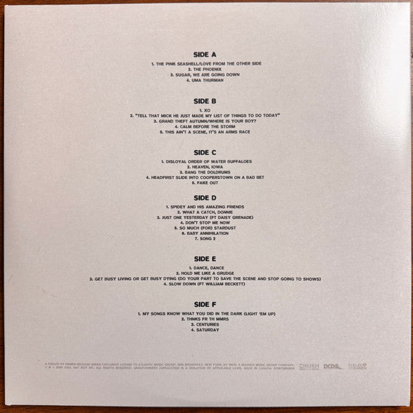 Fall Out Boy : So Much For (2our) Dust (Live From Madison Square Garden) (LP, Yel + LP, Cle + LP, Whi + RSD, Ltd)