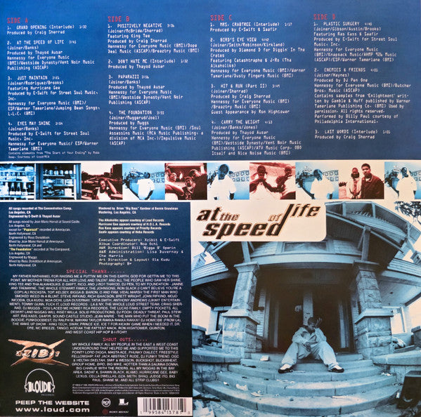 Xzibit : At The Speed Of Life (2xLP, Album, RSD, Ltd, RE)