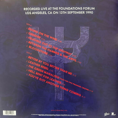 Judas Priest : Live In Los Angeles '90 (LP, RSD, Ltd, Pur)