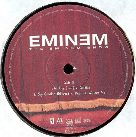 Eminem : The Eminem Show (2xLP, Album)