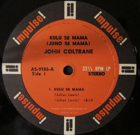 John Coltrane : Kulu Sé Mama (LP, Album)