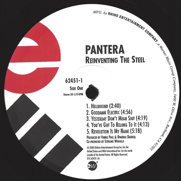 Pantera : Reinventing The Steel (LP, Album, RE)