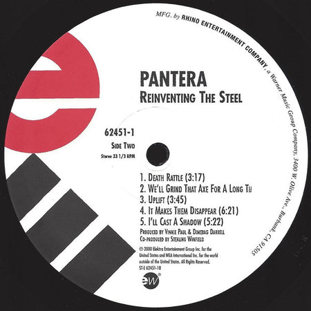Pantera : Reinventing The Steel (LP, Album, RE)