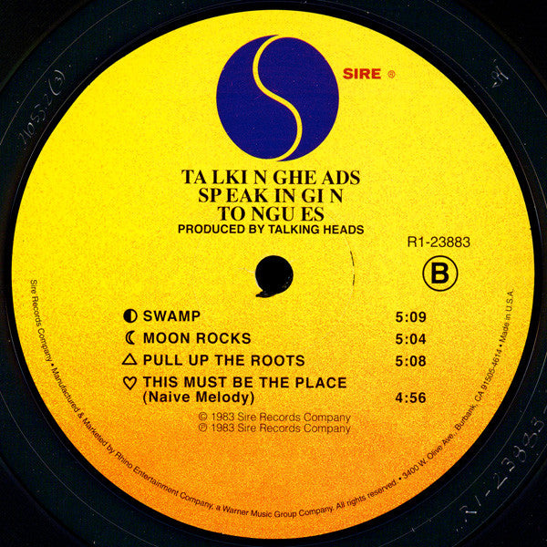 Talking Heads : Speaking In Tongues (LP, Album, RE, 180)