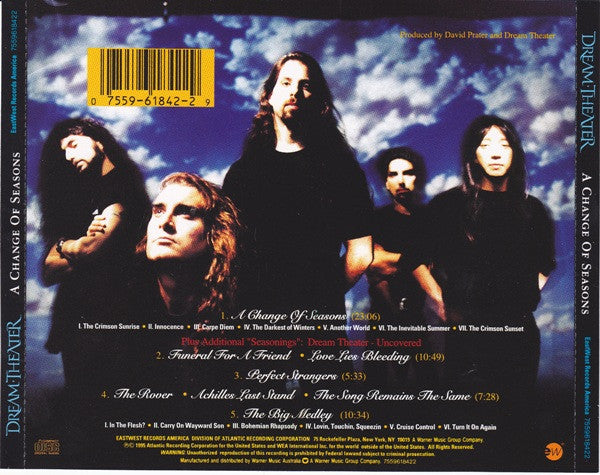 Dream Theater : A Change Of Seasons (CD, EP)