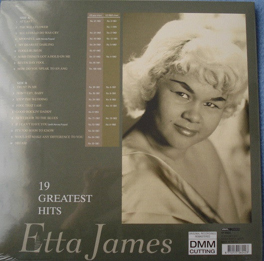 Etta James : 19 Greatest Hits At Last (LP, Comp)