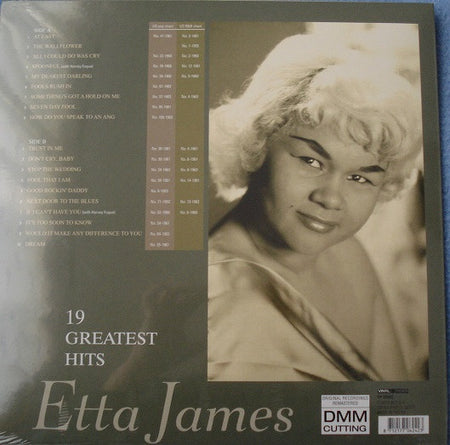 Etta James : 19 Greatest Hits At Last (LP, Comp)