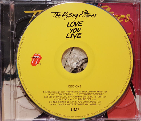 The Rolling Stones : Love You Live (2xCD, Album, RE, RM)