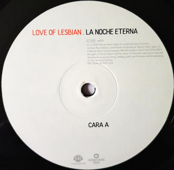 Love Of Lesbian : La Noche Eterna / Los Días No Vividos (2xLP, Album, Gat + CD, Album)