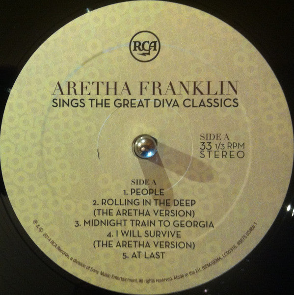 Aretha Franklin : Sings The Great Diva Classics (LP, Album)