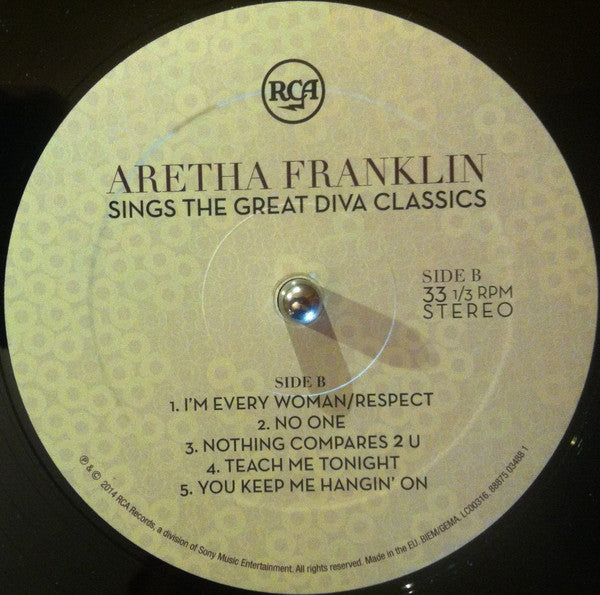 Aretha Franklin : Sings The Great Diva Classics (LP, Album)