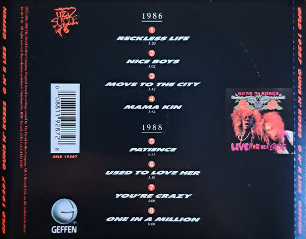 Guns N' Roses : G N' R Lies (CD, Album, RE, Uzi)