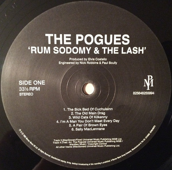 The Pogues : Rum Sodomy & The Lash (LP, Album, RE, RM, 180)
