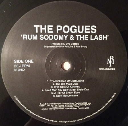 The Pogues : Rum Sodomy & The Lash (LP, Album, RE, RM, 180)