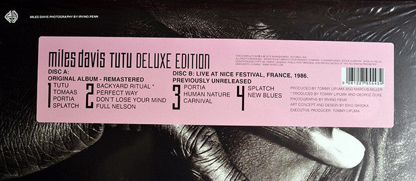 Miles Davis : Tutu (LP, Album, RE, RM, 180 + LP, Album, 180 + Dlx)
