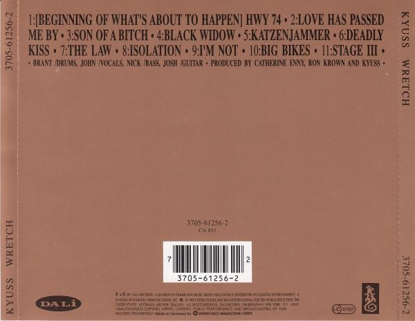 Kyuss : Wretch (CD, Album)