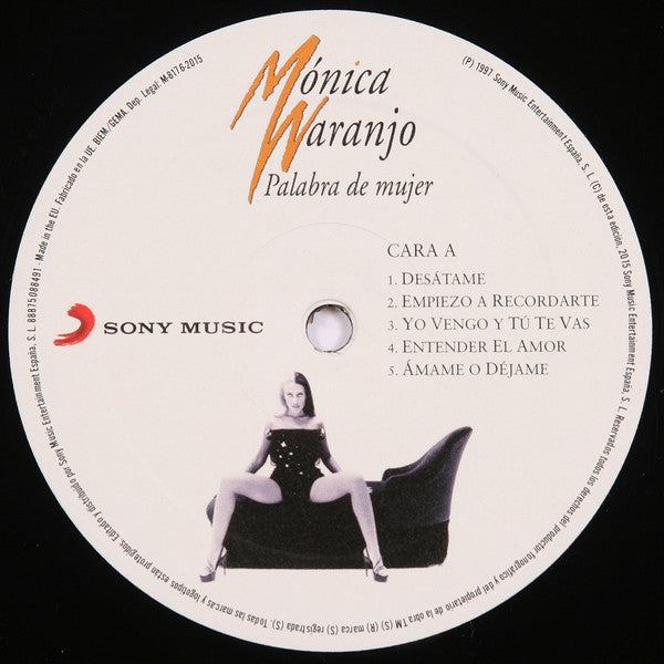 Mónica Naranjo : Palabra De Mujer (LP, Album, Ltd, RE)