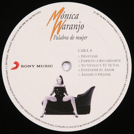 Mónica Naranjo : Palabra De Mujer (LP, Album, Ltd, RE)