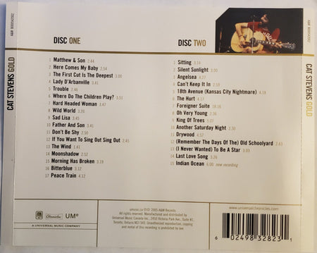 Cat Stevens : Gold (2xCD, Comp)