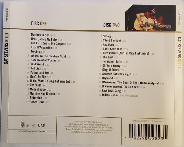 Cat Stevens : Gold (2xCD, Comp)