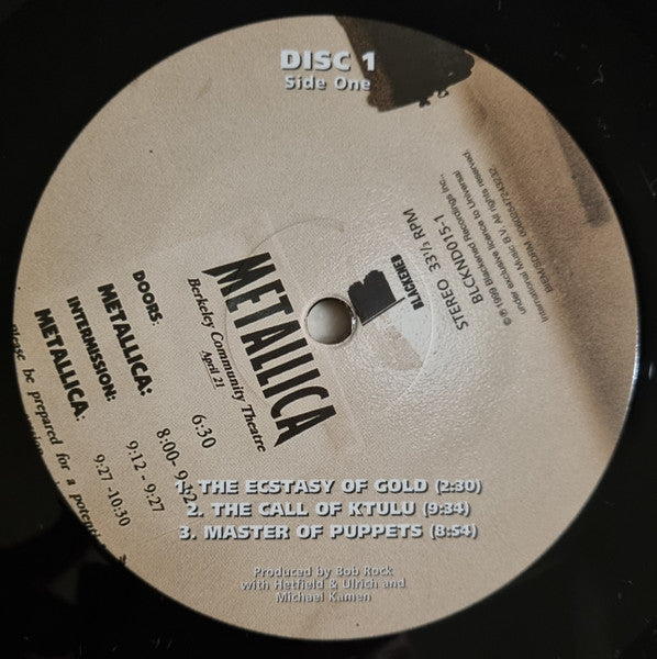 Metallica With Michael Kamen Conducting San Francisco Symphony : S&M (3xLP, RE, Gat)