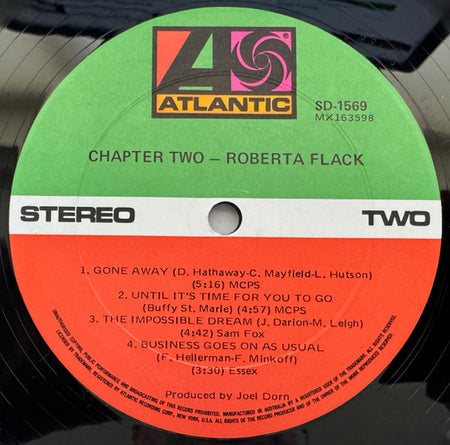 Roberta Flack : Chapter Two (LP, Album)